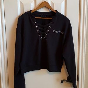 Cropped Bebe top